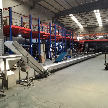 6.5-meter-high horizontal conveyor