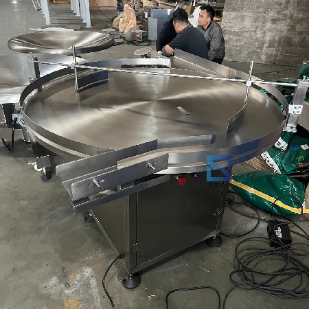 食品包装分拣转盘收瓶机